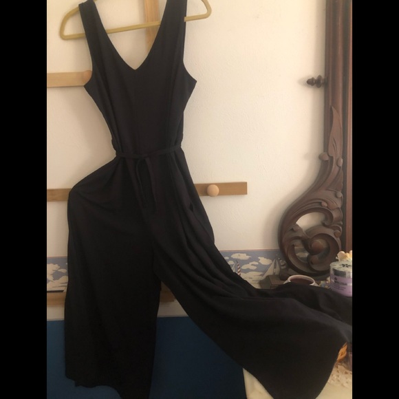 COPY - Any Body Cozy knit, wide leg jumpsuit; medium - Picture 2 of 4